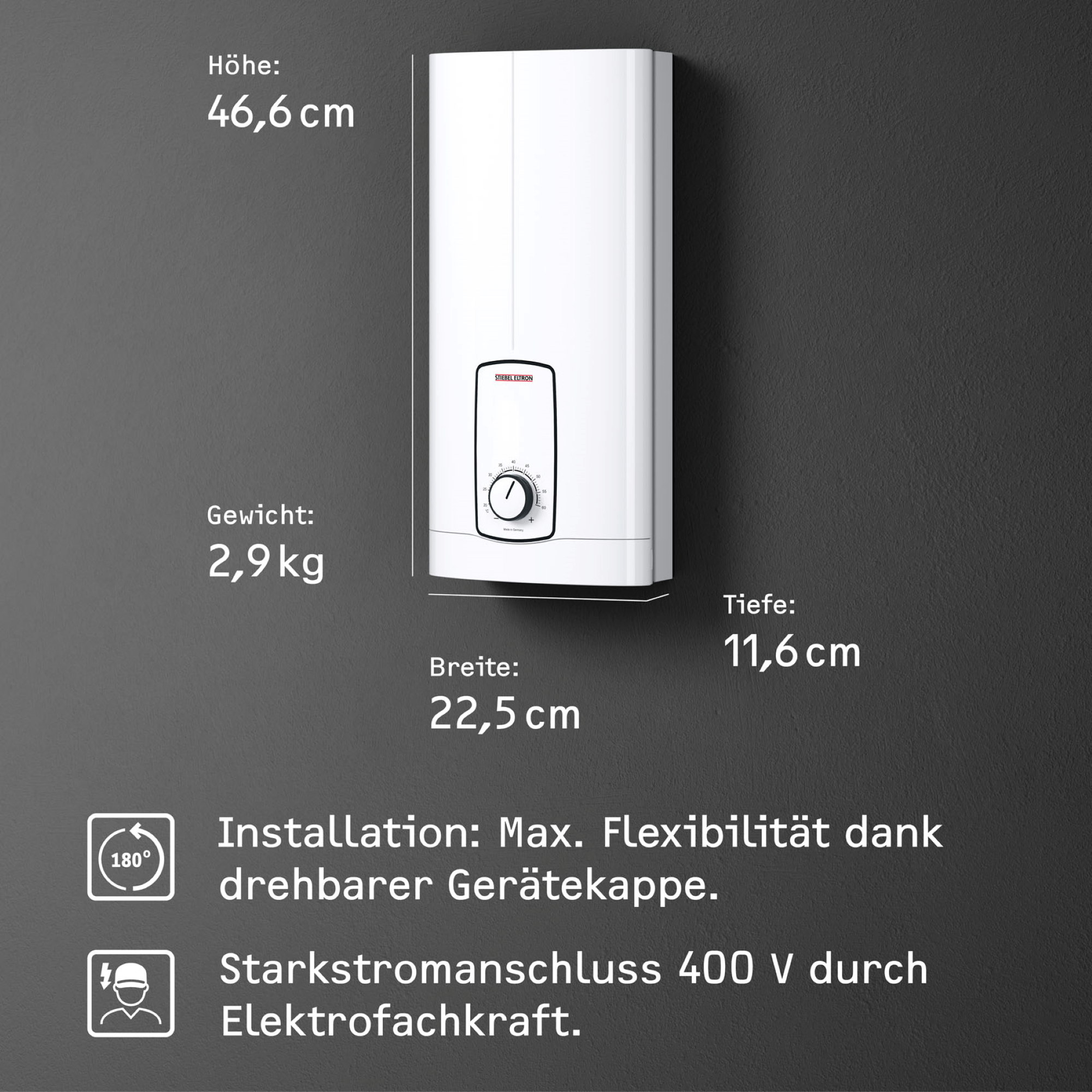 Komfort-Durchlauferhitzer 'DHB 18/21/24 ST Trend' 24 kW + product picture