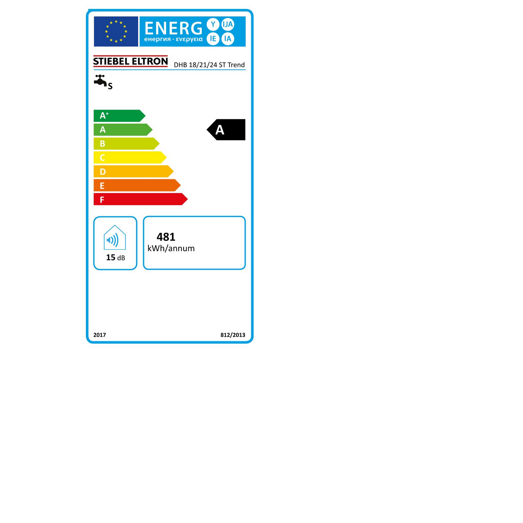 Komfort-Durchlauferhitzer 'DHB 18/21/24 ST Trend' 24 kW + product picture