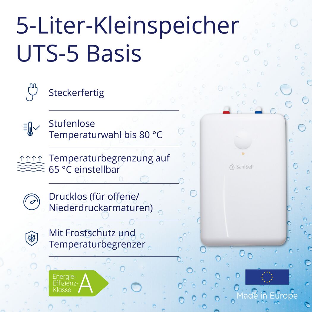 Kleinspeicher 'UTS-5 Basis' 5 l, 1500 W