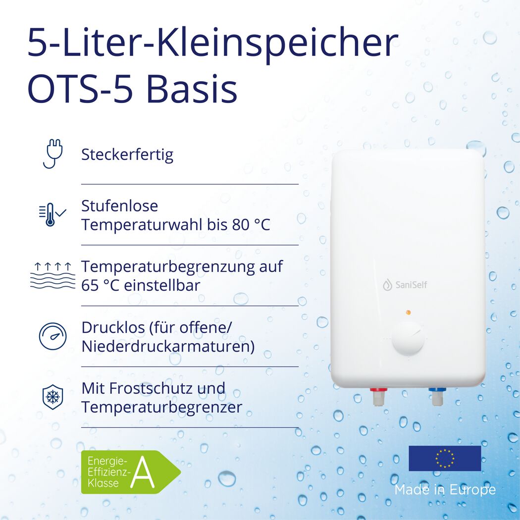 Kleinspeicher 'OTS-5 Basis' 5 l, 1500 W