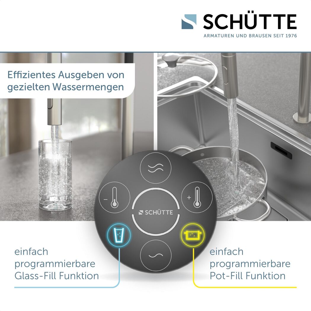 Schütte Armatur mit digitaler Steuerung