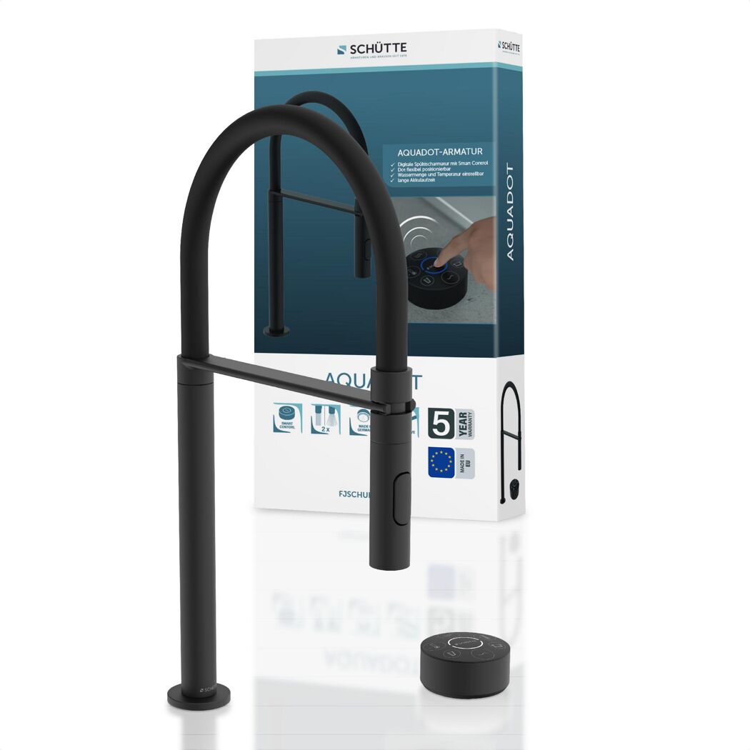 Schwarze Aquadot Spt.Armatur