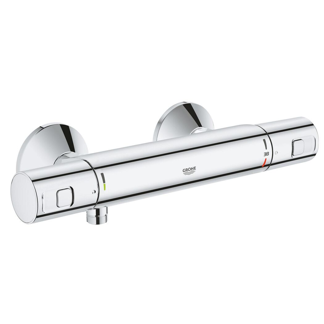 Thermostat-Brausebatterie 'Precision Start' verchromt