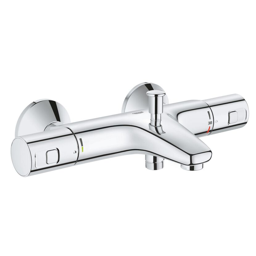 Thermostat-Wannenbatterie 'Precision Start' verchromt