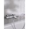Thermostat-Wannenbatterie 'Precision Start' verchromt