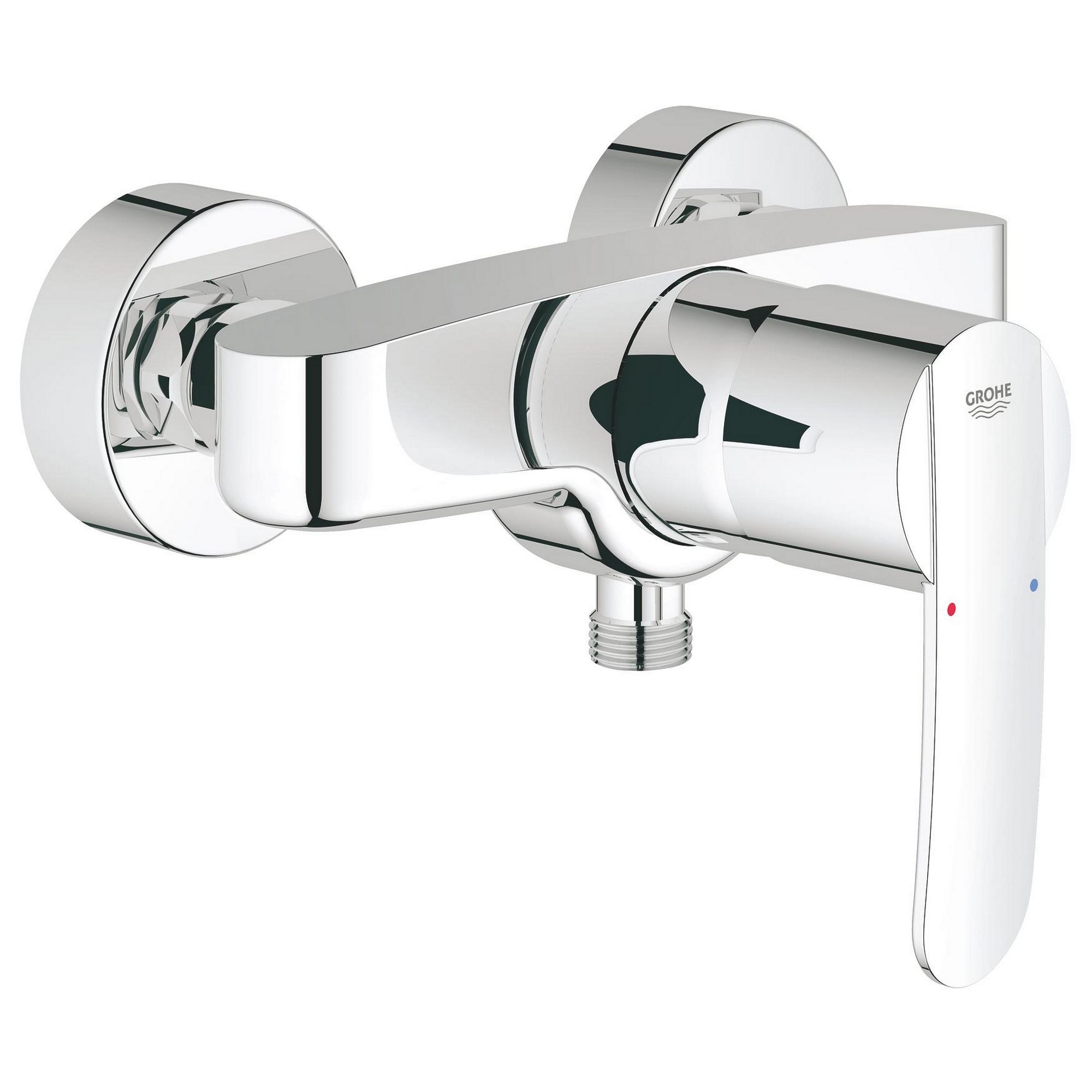 Einhand-Brausebatterie 'Wave Cosmopolitan' verchromt