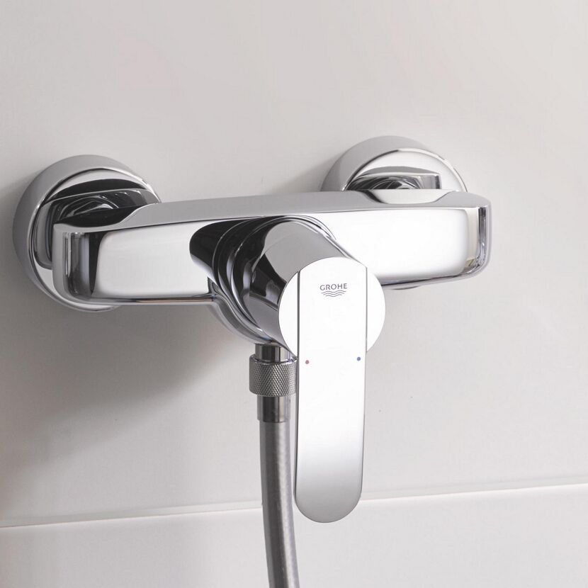 Einhand-Brausebatterie 'Wave Cosmopolitan' verchromt