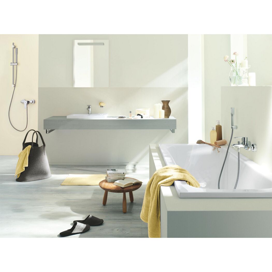 Einhand-Brausebatterie 'Wave Cosmopolitan' verchromt