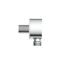 Chrom UP-Schlauchanschluss 1/2 G x 1/2