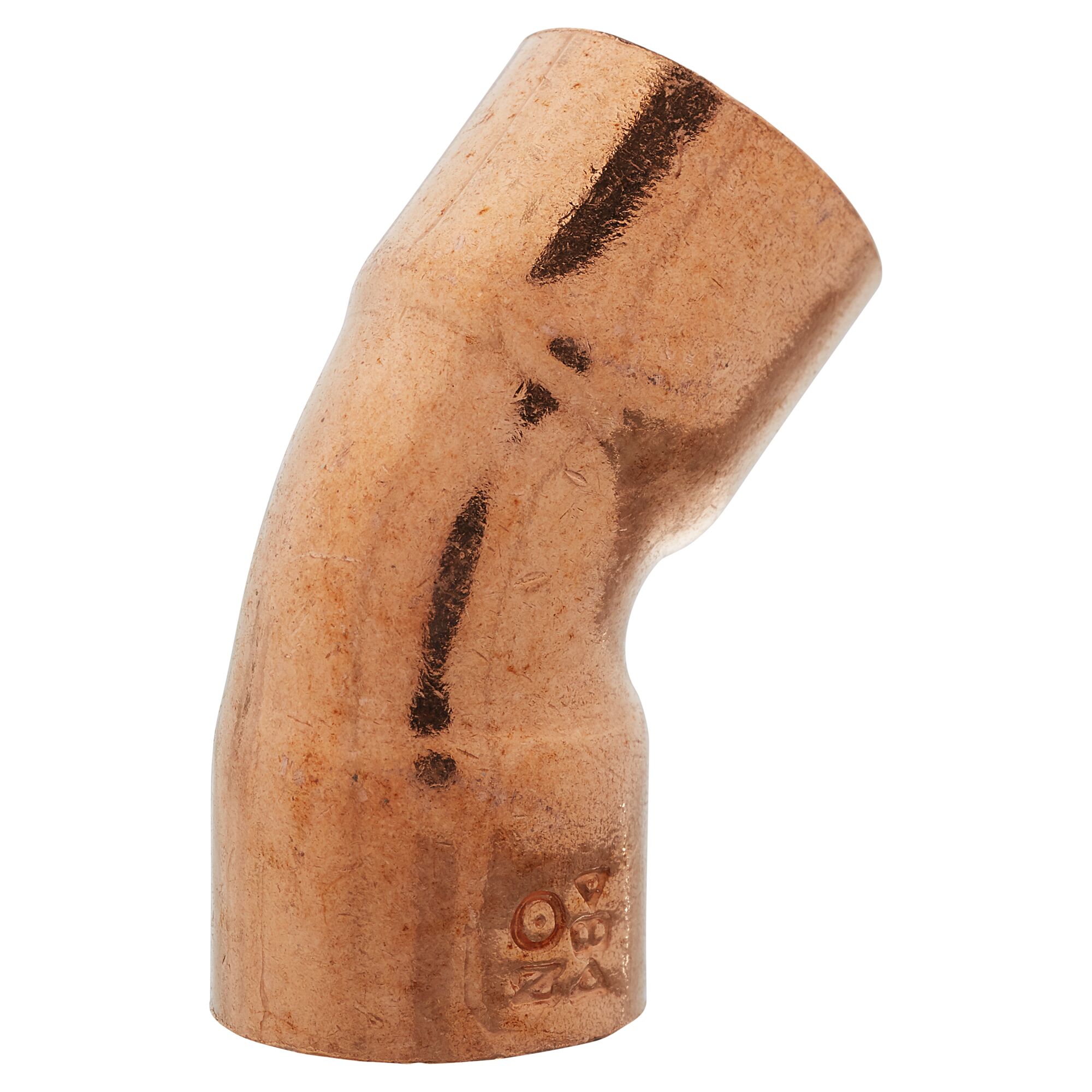 Kupfer Löt-Bogen 45° 15 mm