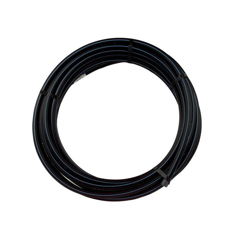 Schwarzes HDPE-Rohr, 20 mm, 5 m Rolle