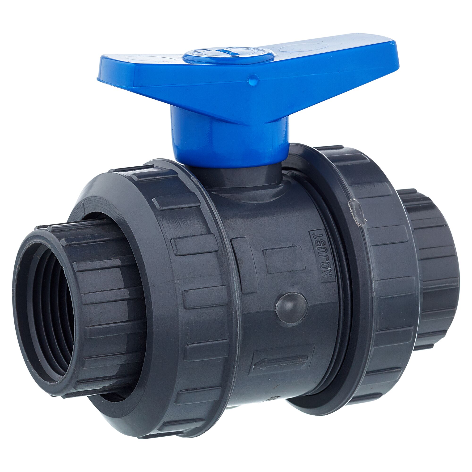 Kugelhahn mit Hebelgriff aus PVC