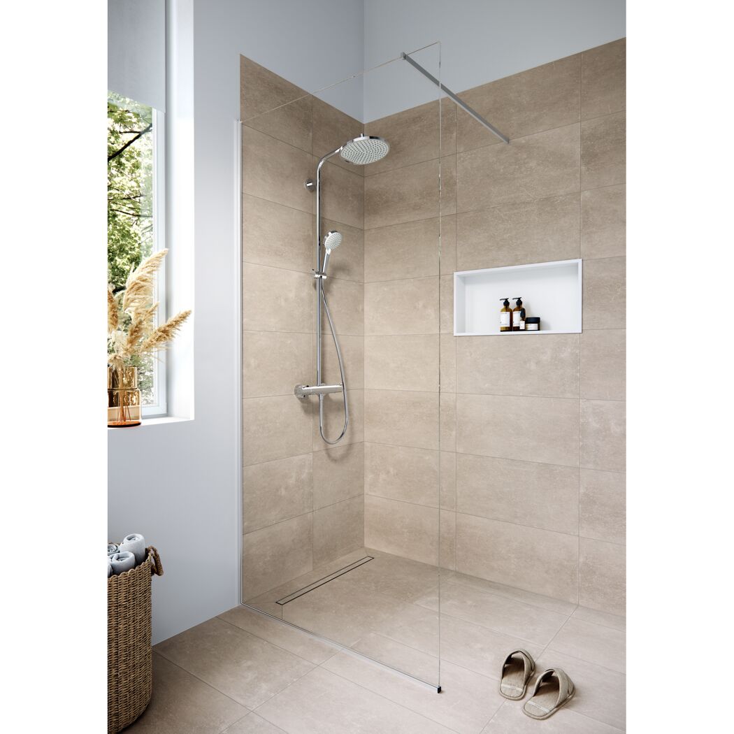 Duschbereich mit Hansgrohe Crometta S 240 Showerpipe