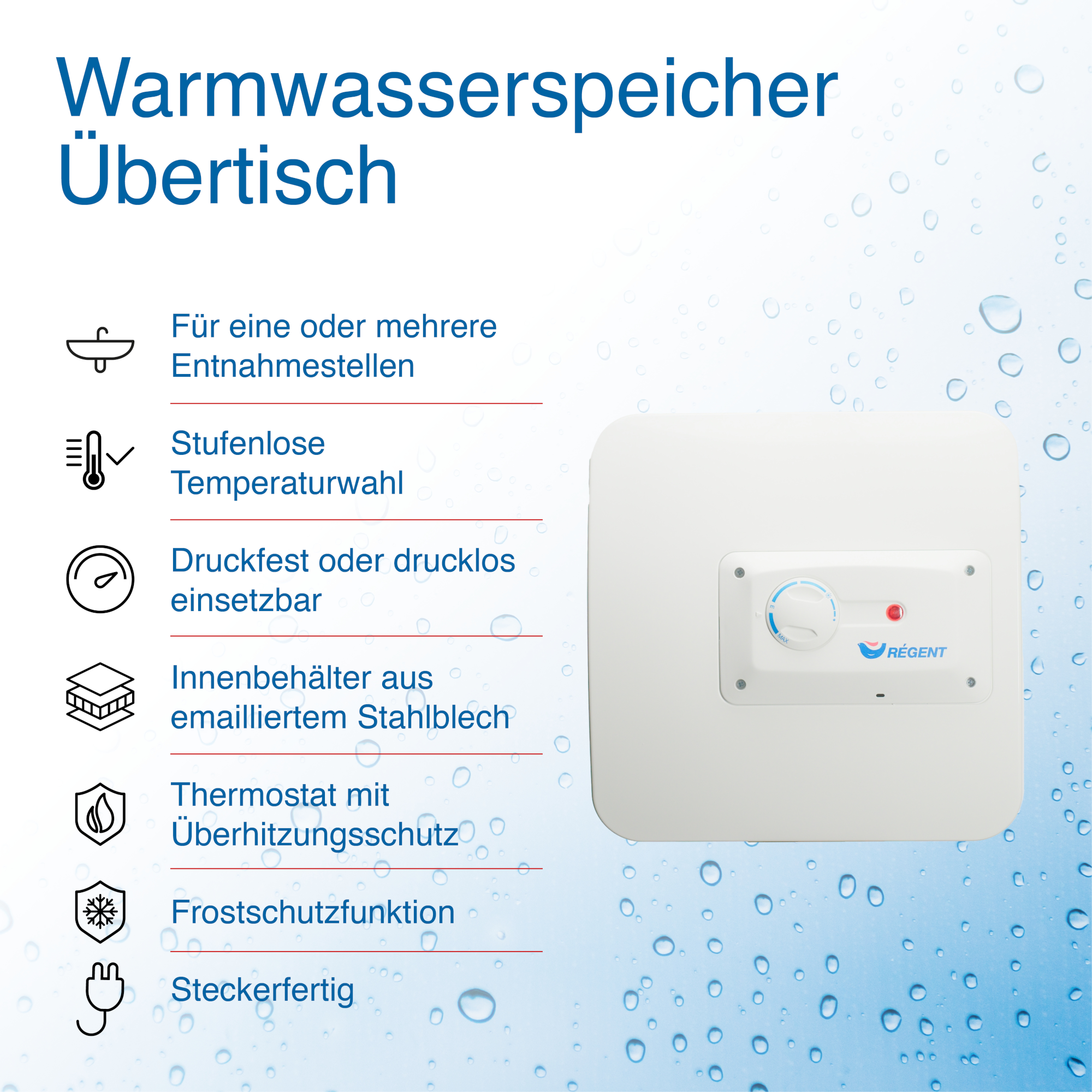 Kleinspeicher 'REG 15 DE EU' 15 l 2 kW