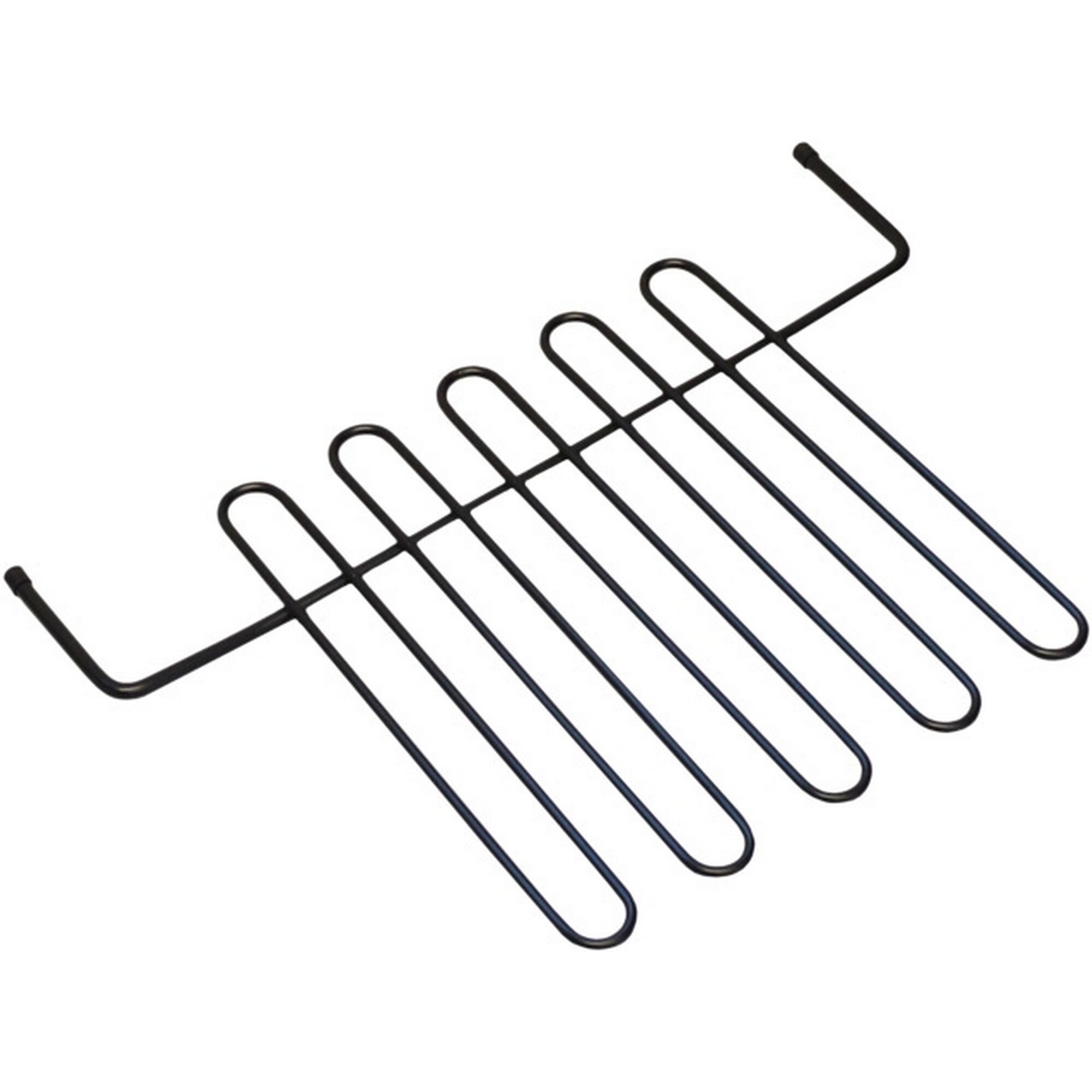 Schwarzer Auflagenrost für Stahlausgussbecken