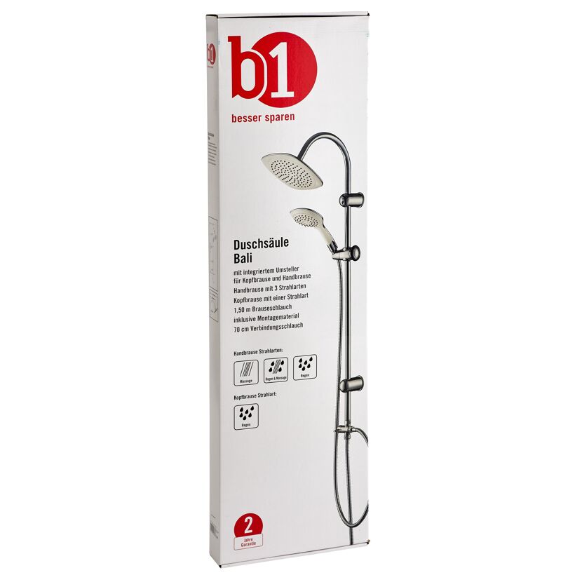Duschsäule Bali in Verpackung