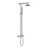 Duschsäule 'Borneo' rund verchromt 82 - 131 cm