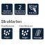 Duschkopf mit Regen und Massagefunktion, Antikalk