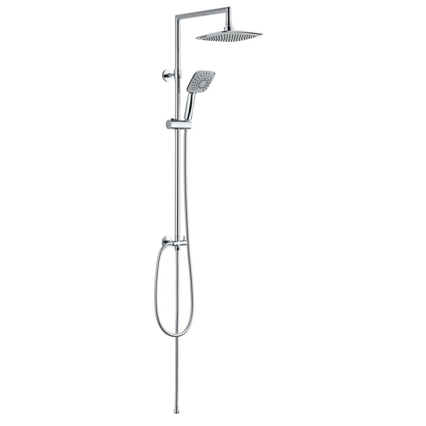 Duschstange mit Regendusche und Handbrause