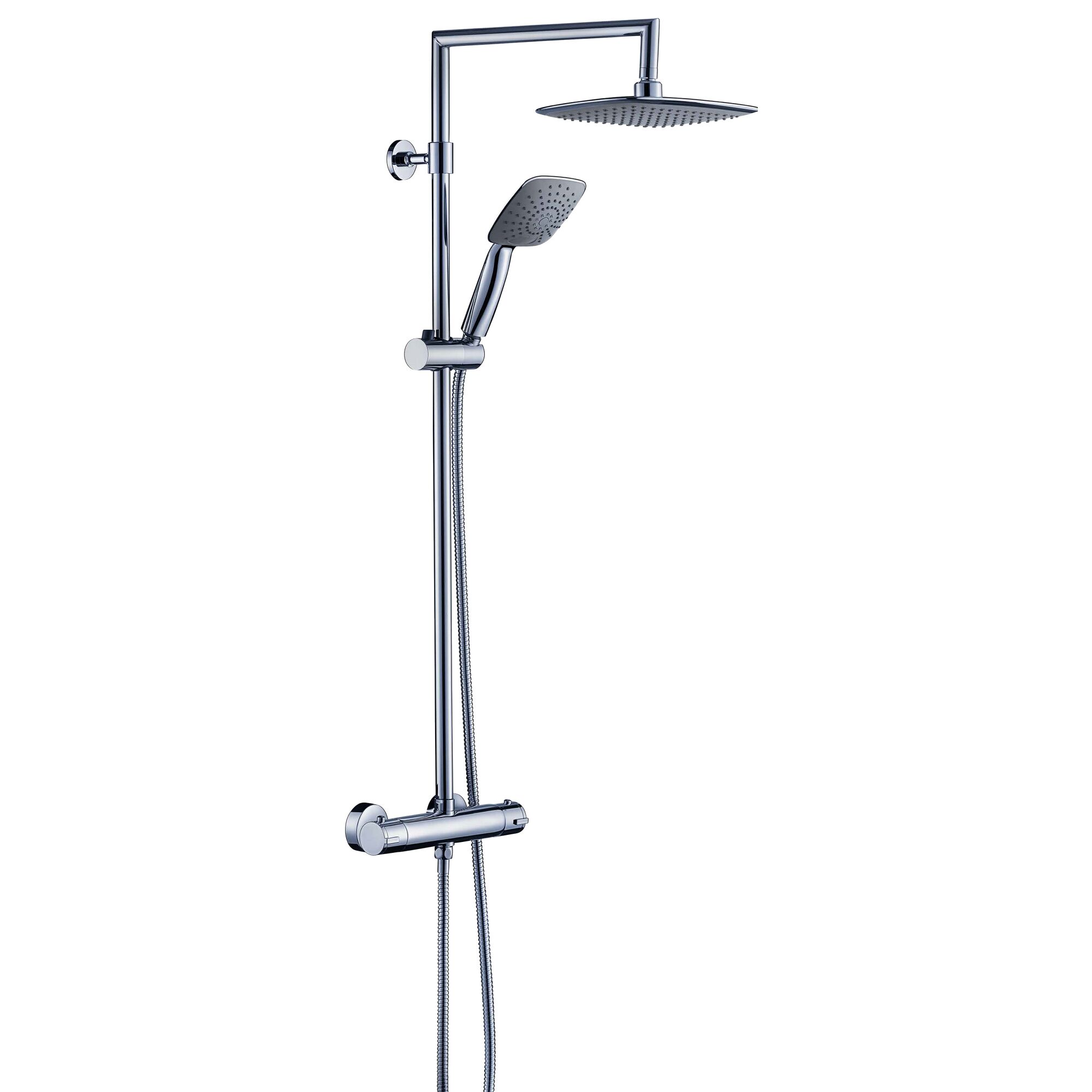 Duschkopf und Handbrause der Duschsäule Samoa