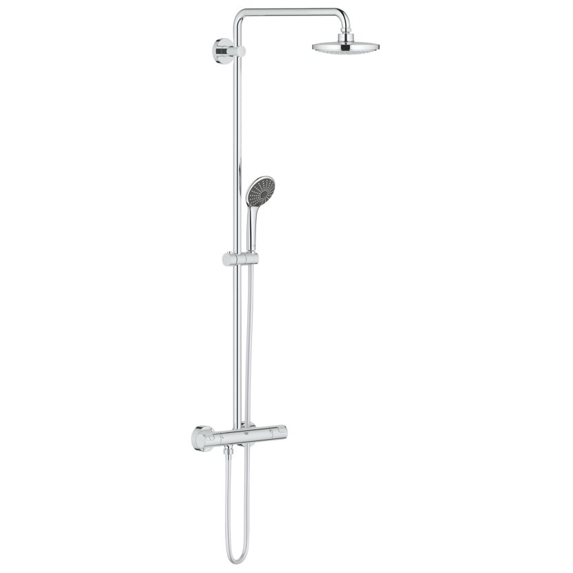 Duschsystem mit Thermostat und Handbrause