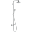 Verkleinertes Bild von Duschsystem 'Croma Select E' weiß-chromfarben zwei Strahlarten