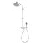 Duschsystem mit Regendusche und Handbrause