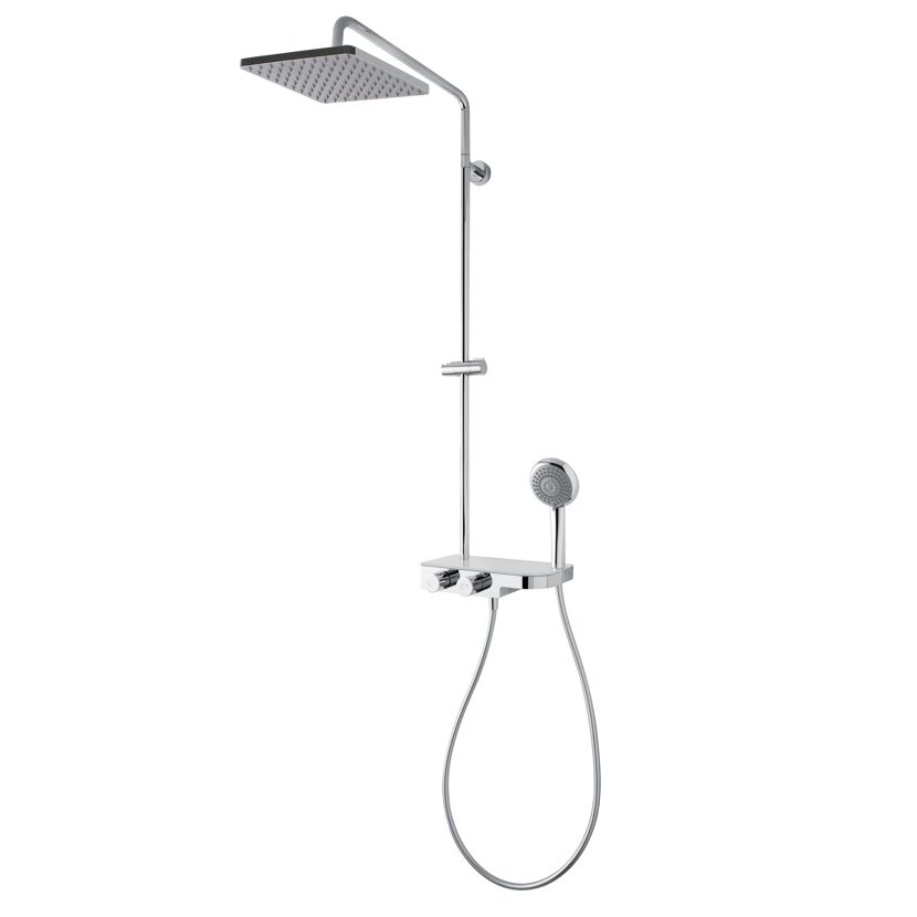 Duschsystem mit Regenkopfbrause und Handbrause