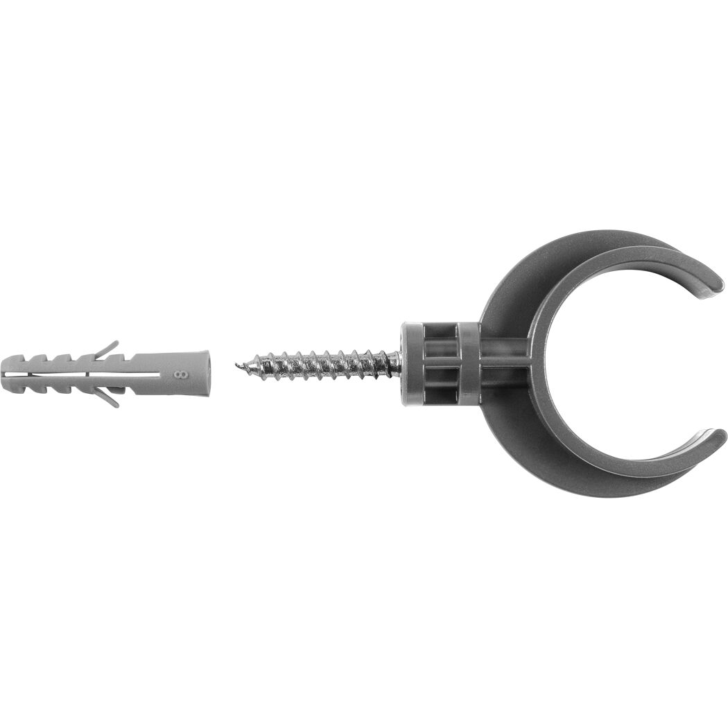 Wandhalterung für Tauchrohr, Ø 40 mm, schwarz
