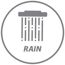 Regenstrahl-Symbol