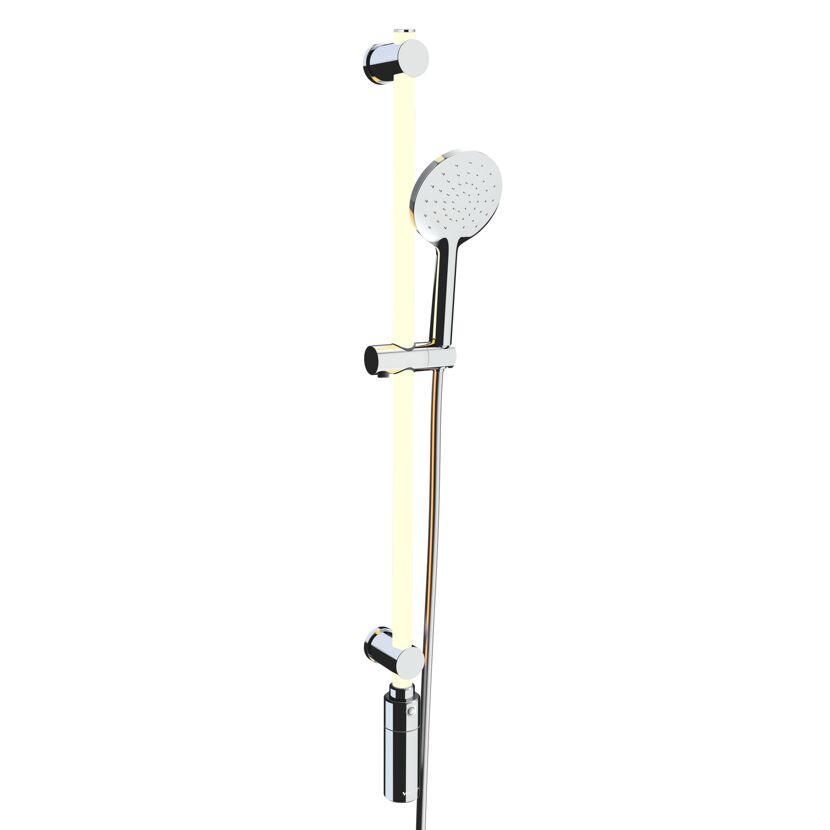 Brauseset 'LED' mit Farbwechsler dimmbar 94 cm