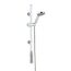 LED Duschstange mit Brausekopf und Schlauch