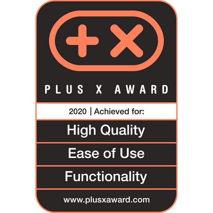 Plus X Award 2020 für hohe Qualität, Benutzerfreundlichkeit und Funktionalität