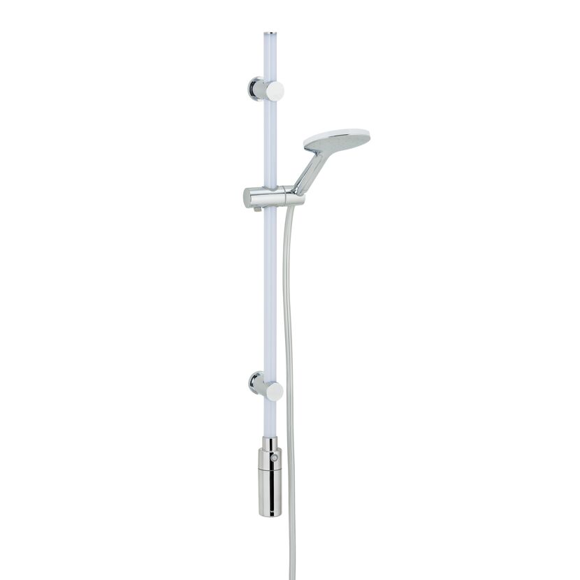 LED Duschstange mit Duschkopf und Schlauch