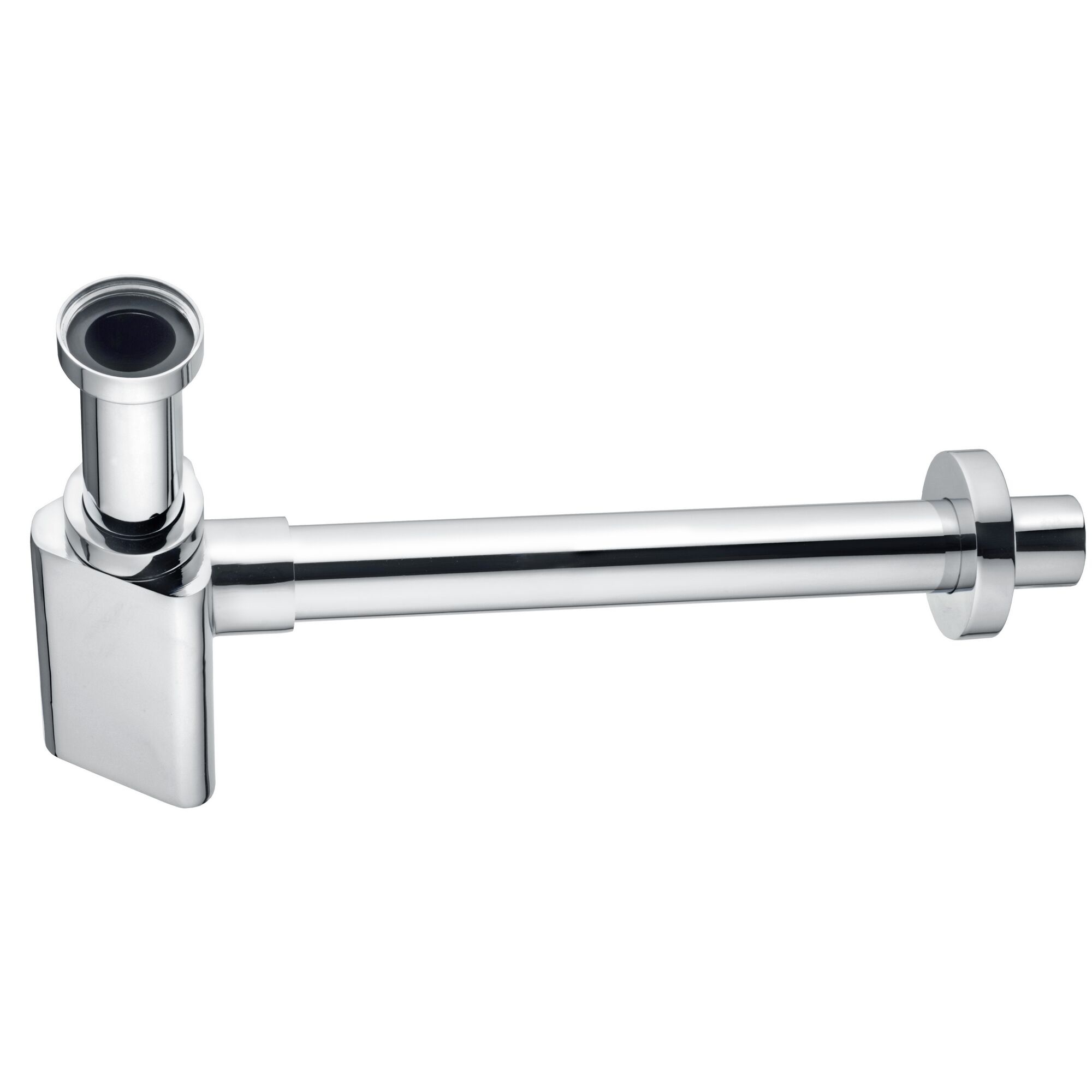 Verchromter Design-Siphon für Geruchsverschlüsse