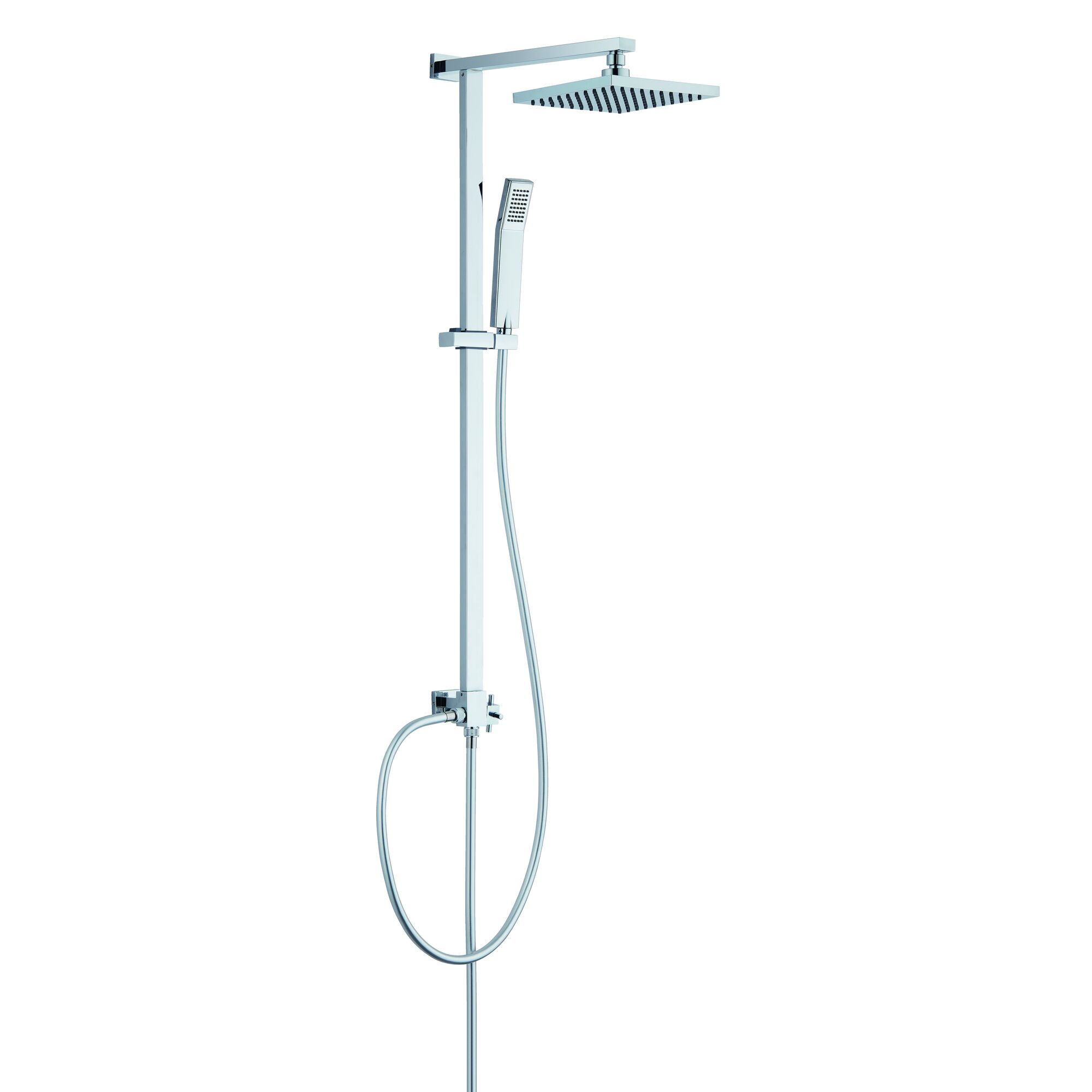 Duschstange mit Duschkopf und Schlauch