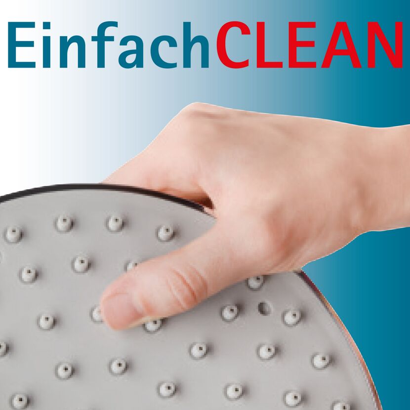 Duschsystem 'Duschmaster Rain III' mit Thermostat, rund, 110 cm