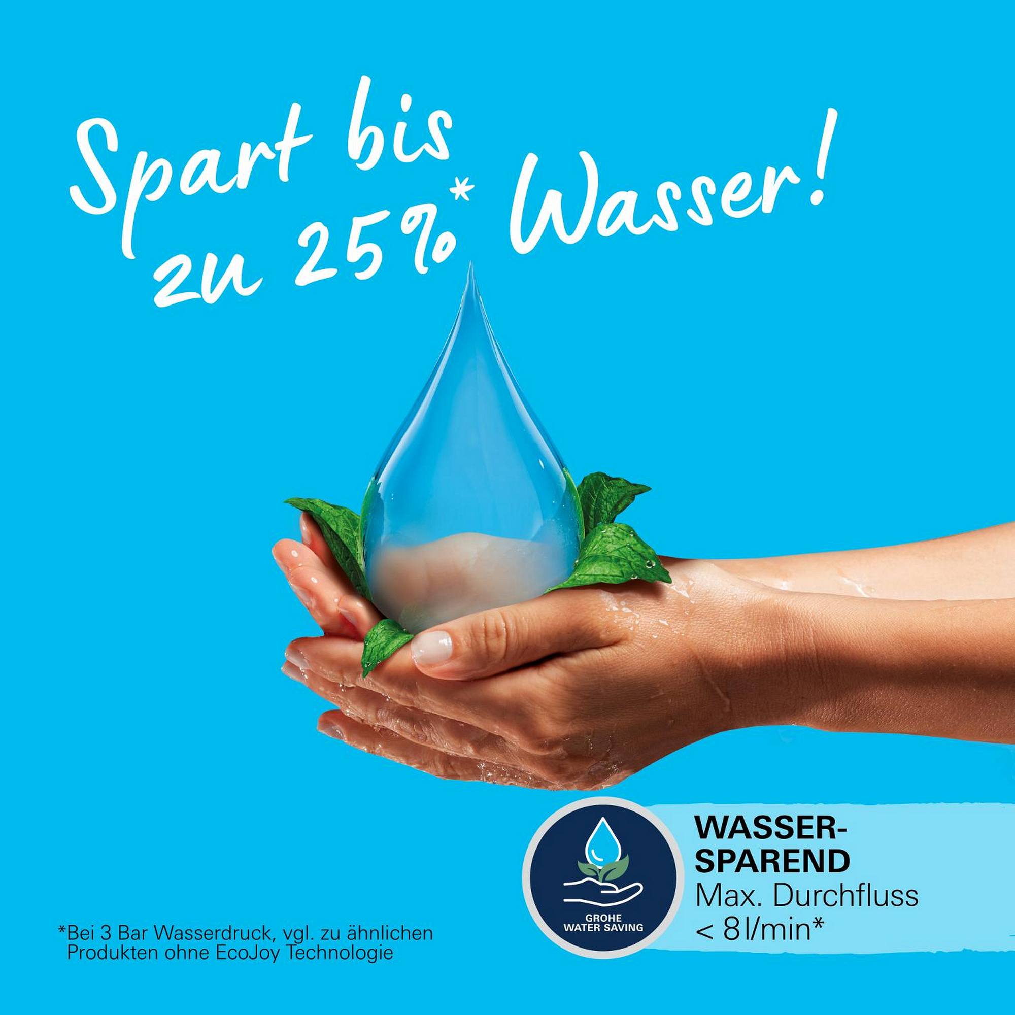 Handbrause 'Vitalio SmartActive 150' chromfarben 3 Strahlarten