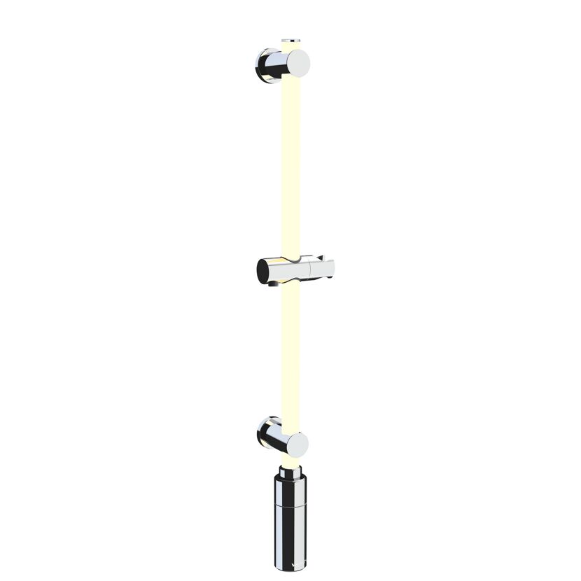 LED Duschstange 74 cm warmweiß