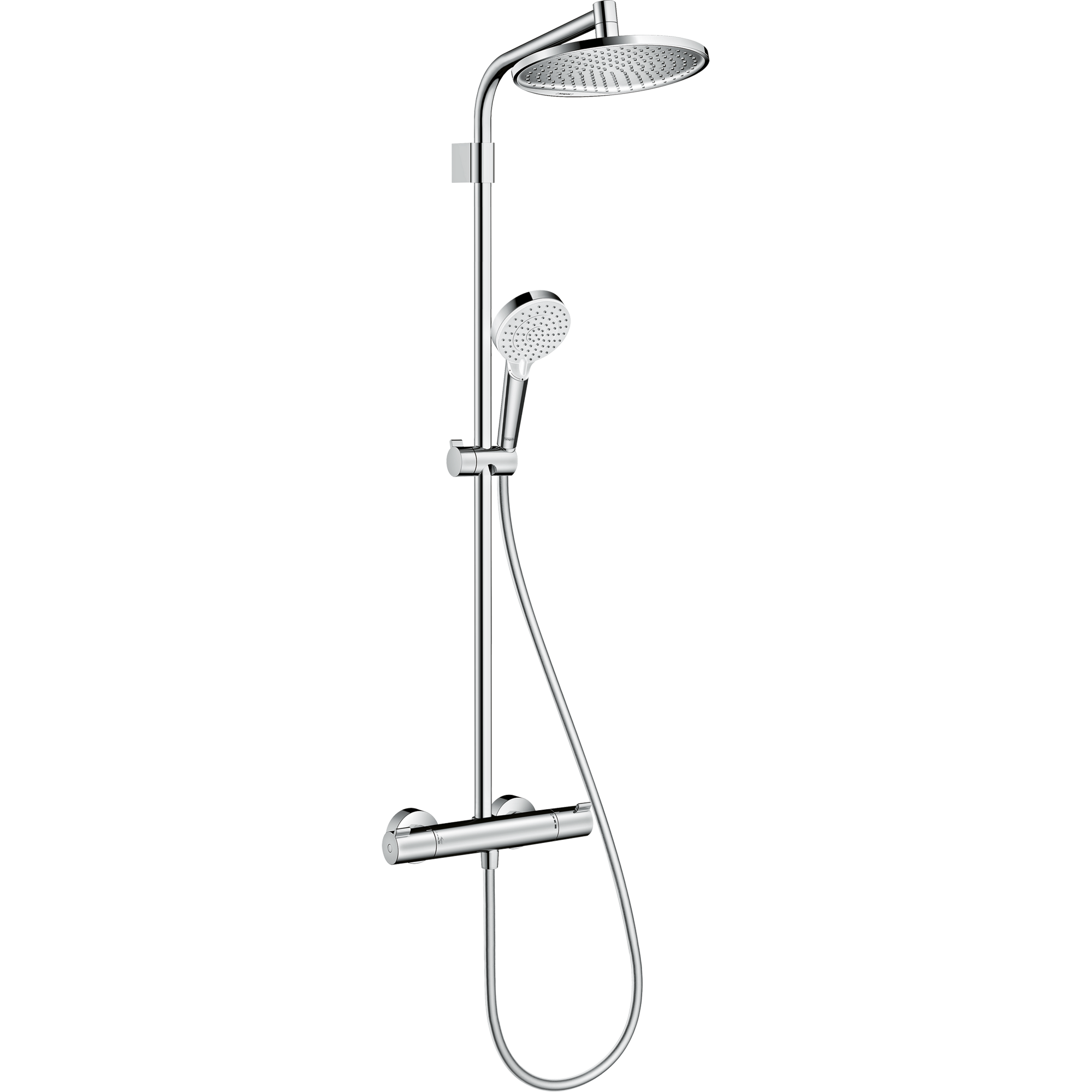Duschsäule 'Crometta S 240 Varia Showerpipe' mit Thermostat und Abzieher + product picture