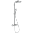 Verkleinertes Bild von Duschsäule 'Crometta S 240 Varia Showerpipe' mit Thermostat und Abzieher
