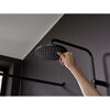 Duschsystem 'Vernis Blend 200' mattschwarz mit Thermostat