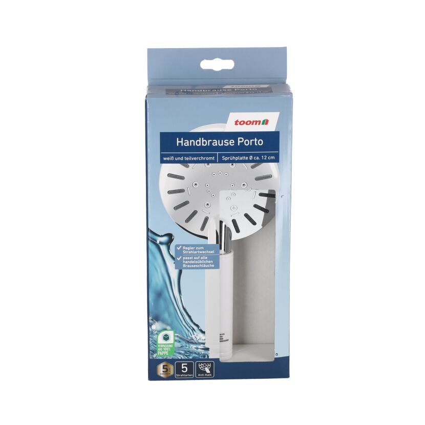 Handbrause Porto von toom in Verpackung