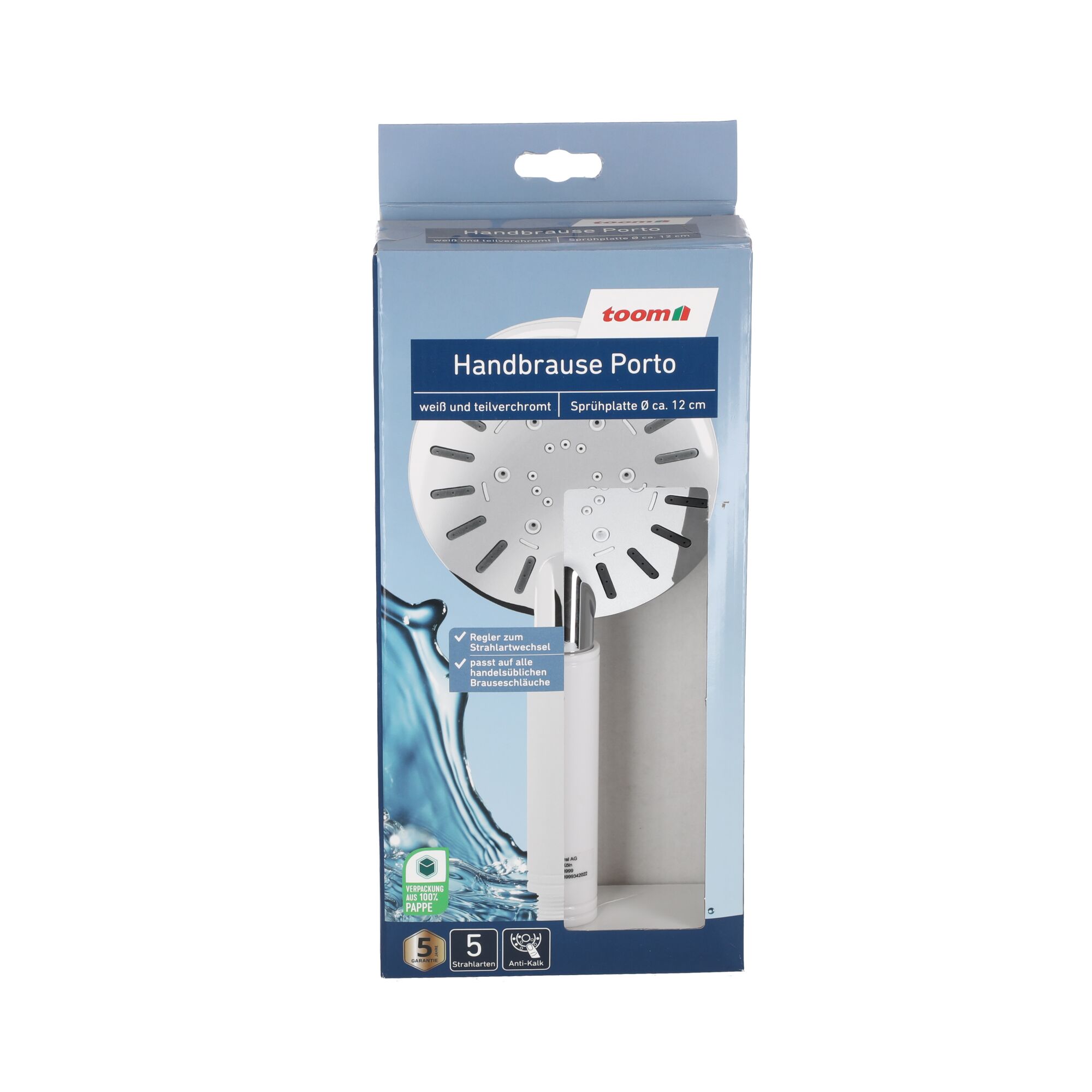 Handbrause Porto von toom in Verpackung