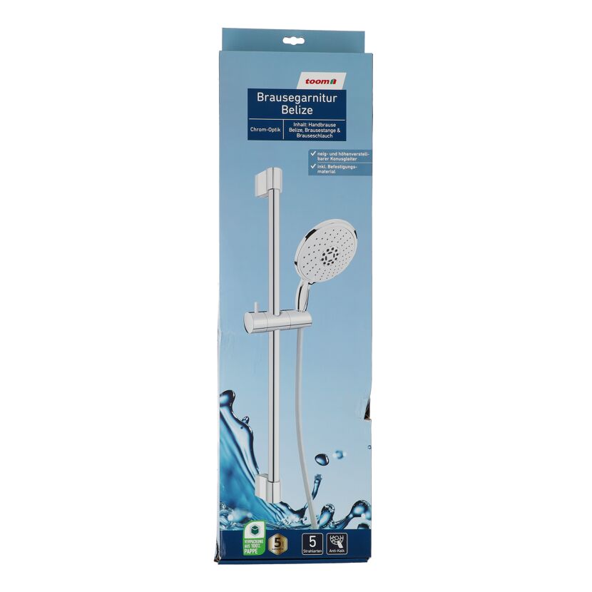 Brausegarnitur Belize in Chrom-Optik