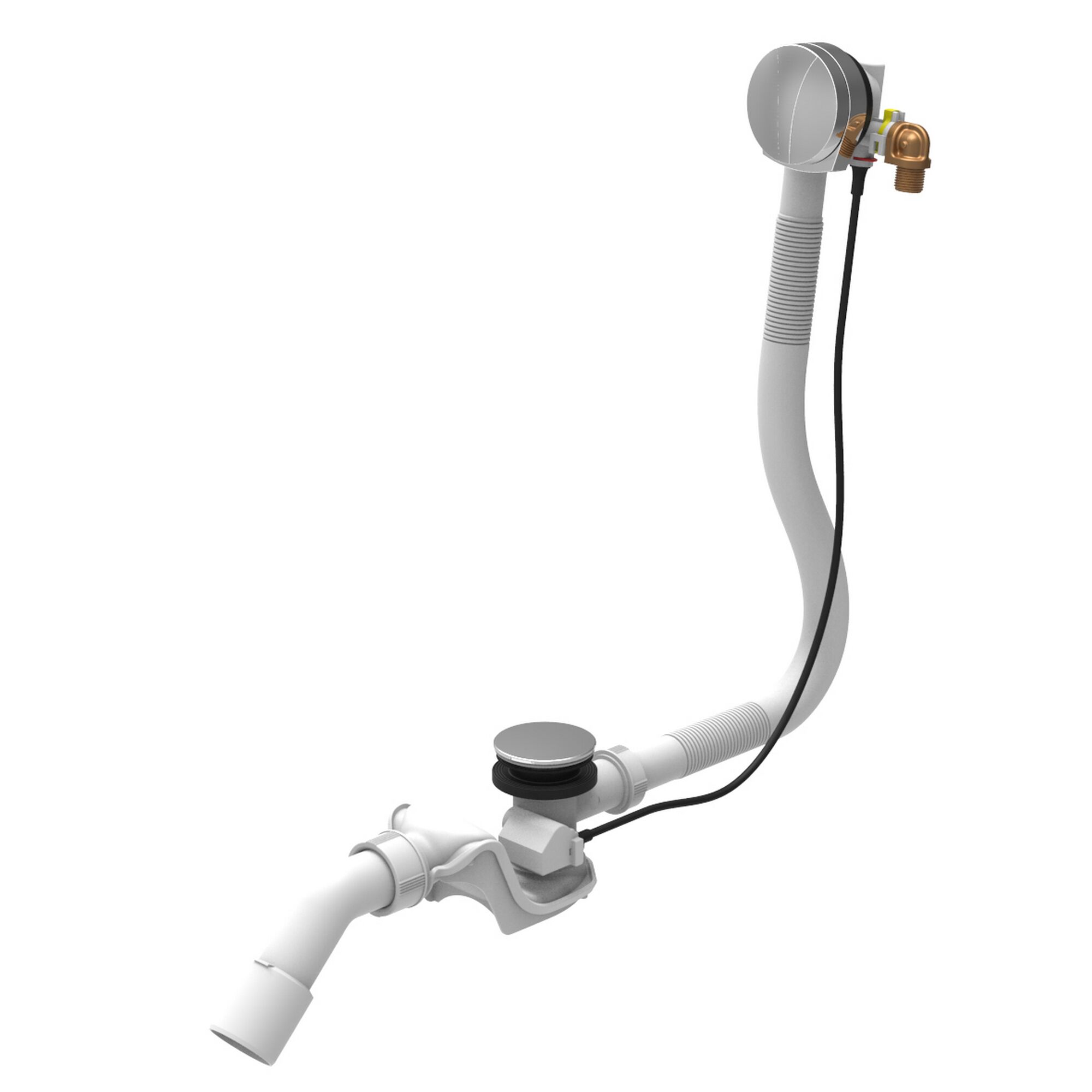 Ab- und Überlaufgarnitur für Badewannen