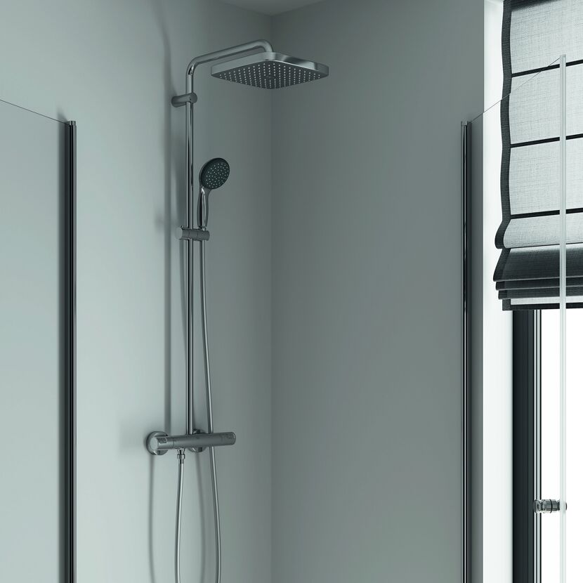 Duschsystem mit Duschkopf und Handbrause