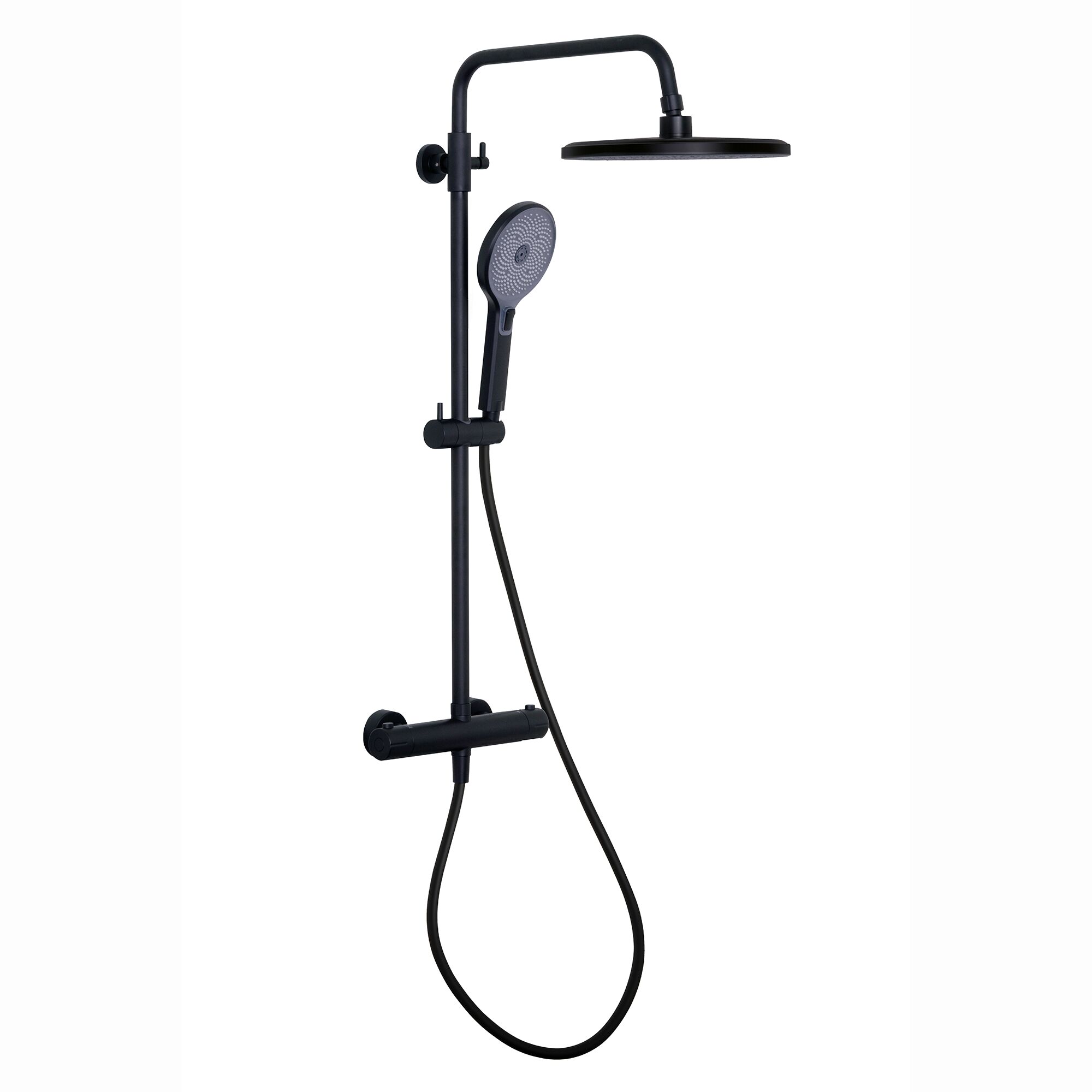 Schwarze Duschsäule "Barbuda"