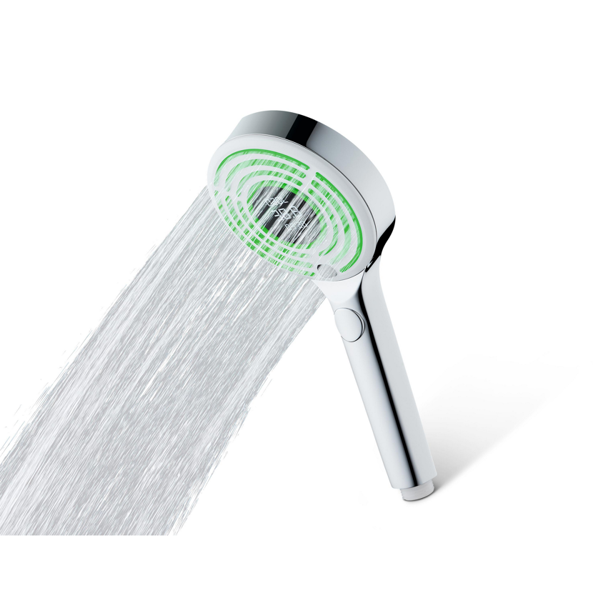 Handbrause mit LED und Wasserstrahl