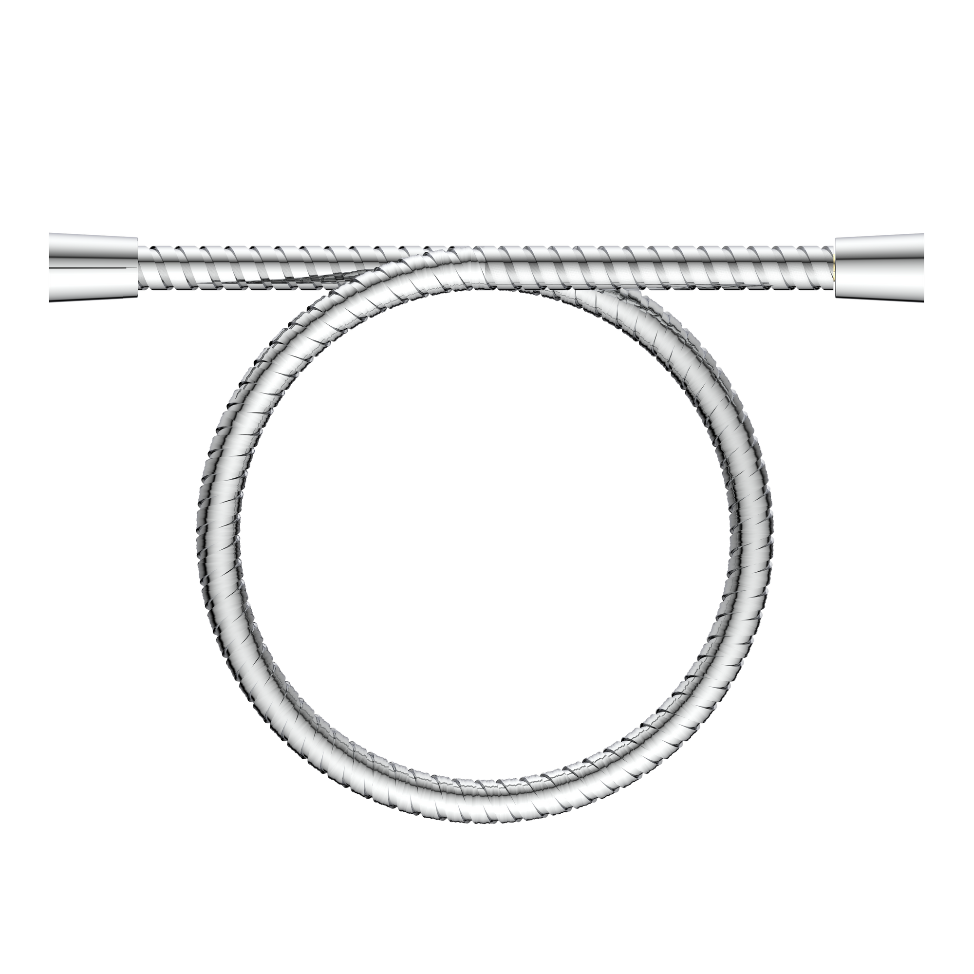 Brauseschlauch 'Hogaflex A-1' Edelstahl verchromt 80 cm